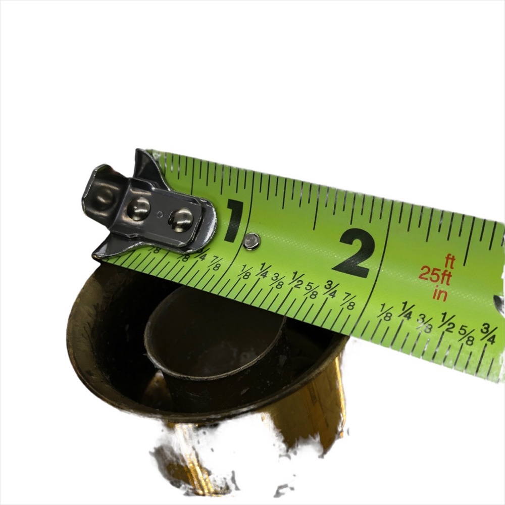 Baldwin Brass w/Spiral Loop Handle Bed Chamber Solid Brass Candle Holder - Picture 3 of 16